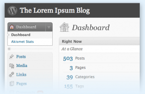 WordPress Dashboard WordPress 2.7 Dashboard