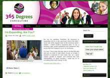 Blog inside website - Click to view site. Blog right in your website